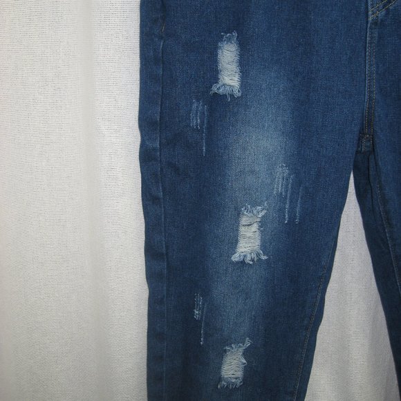 NWT Ava Costume Denim Overalls-Destroyed-SZ Small - Picture 6 of 15